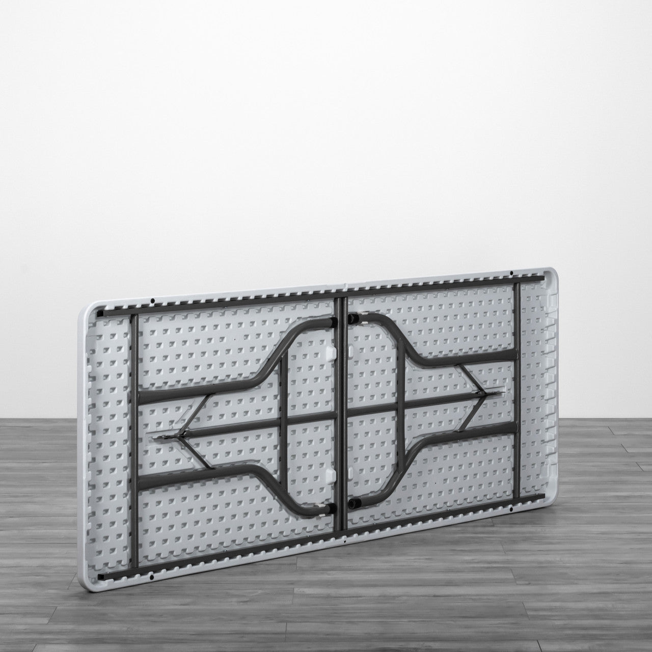 8-Foot Poly Folding Table – Heavy-Duty Rectangle