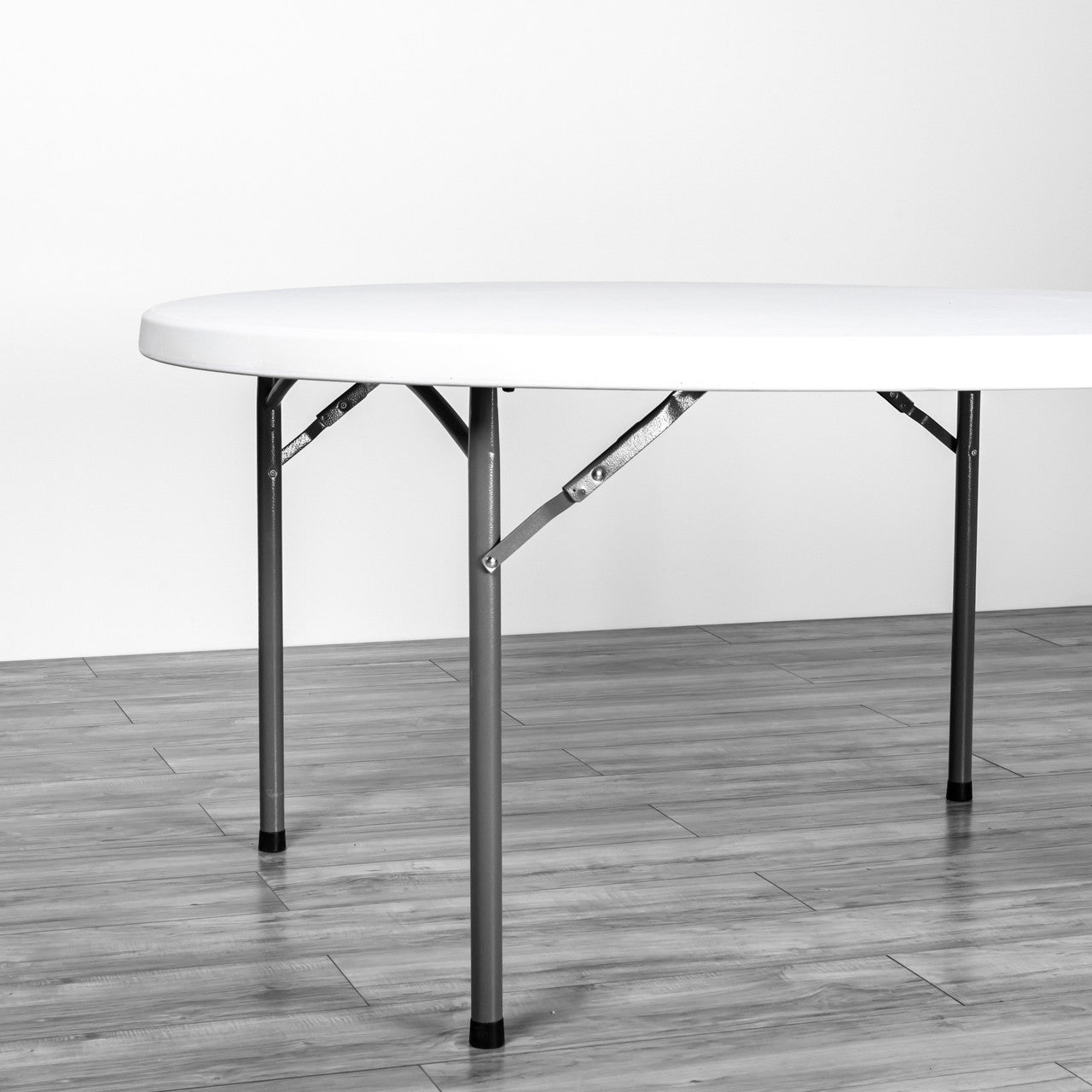 60″ Round Poly Folding Table – Heavy‑Duty