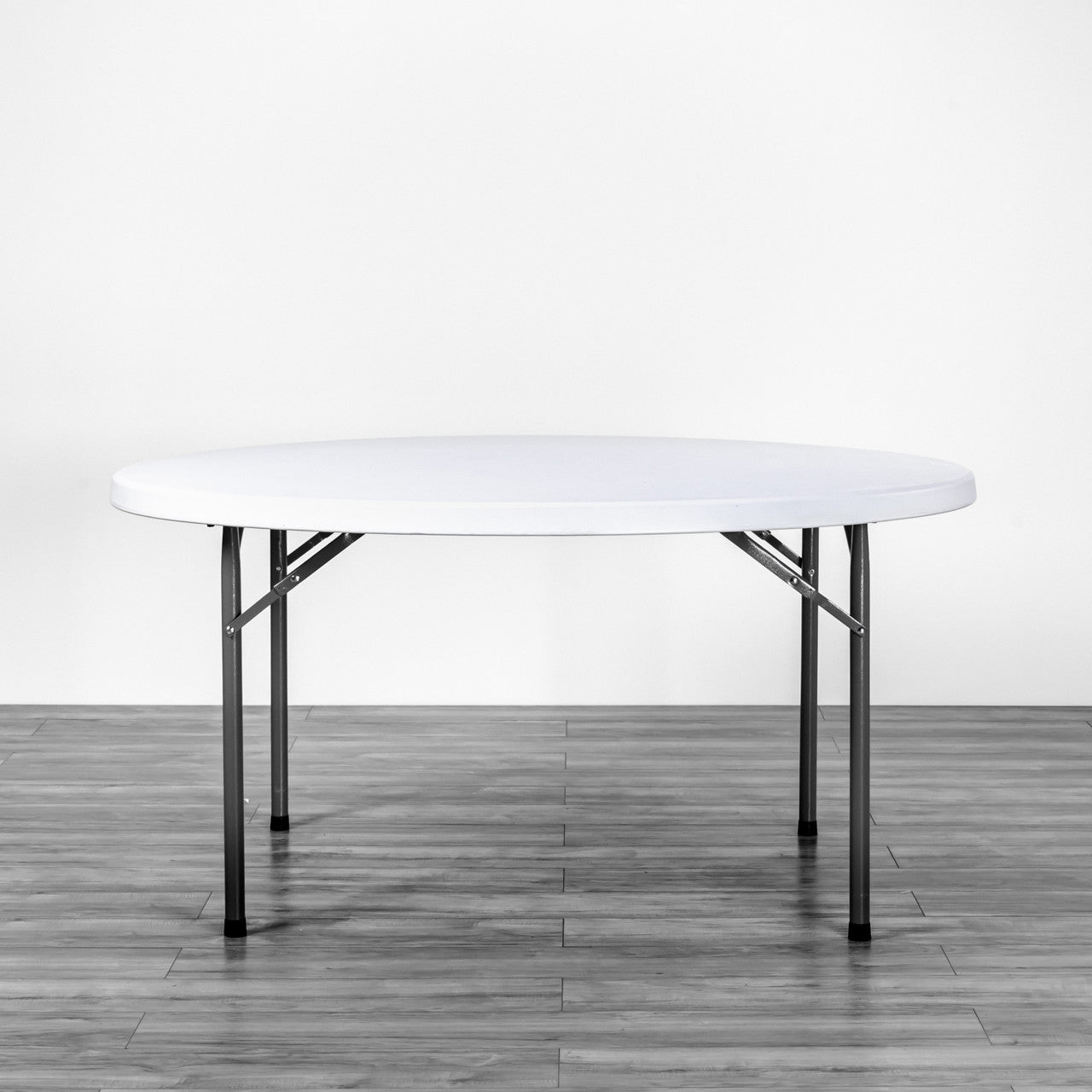 60″ Round Poly Folding Table – Heavy‑Duty